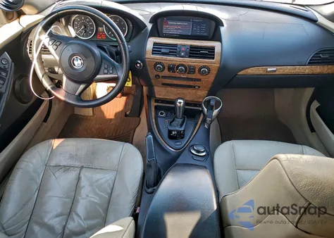 2007 BMW 650 I z USA, uszkodzony, nr VIN WBAEK13517CN84217